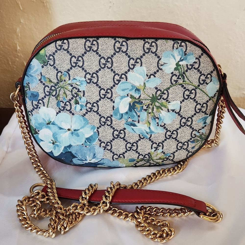Gucci Blooms Floral Supreme Chain Crossbody - Picture 3 of 12